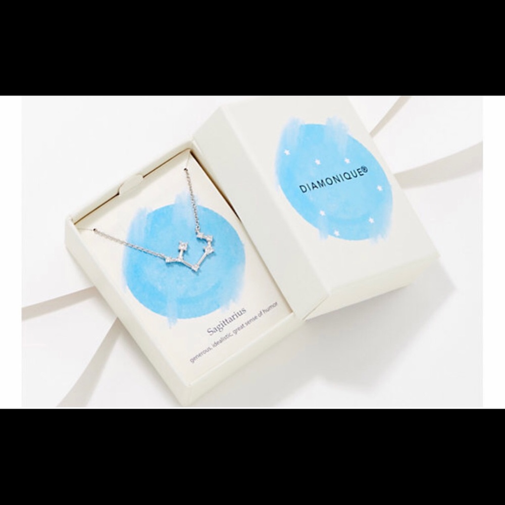 DIAMONIQUE ZODIAC CONSTELLATION SAGITTARIUS NECKLACE